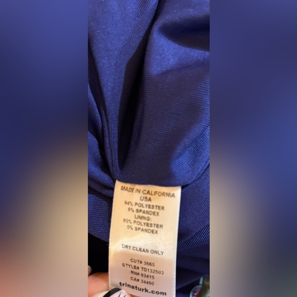 Trina Turk Strapless Sheath Dress Multicolor Floral Print Size 0 resortwear - Picture 7 of 7